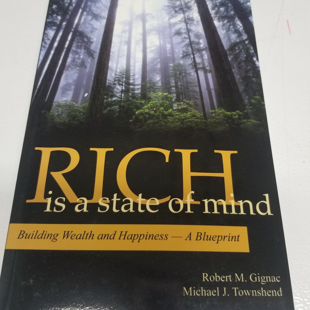 Rich is a State of Mind, Robert Gignac Book, Financial planning, Business Money